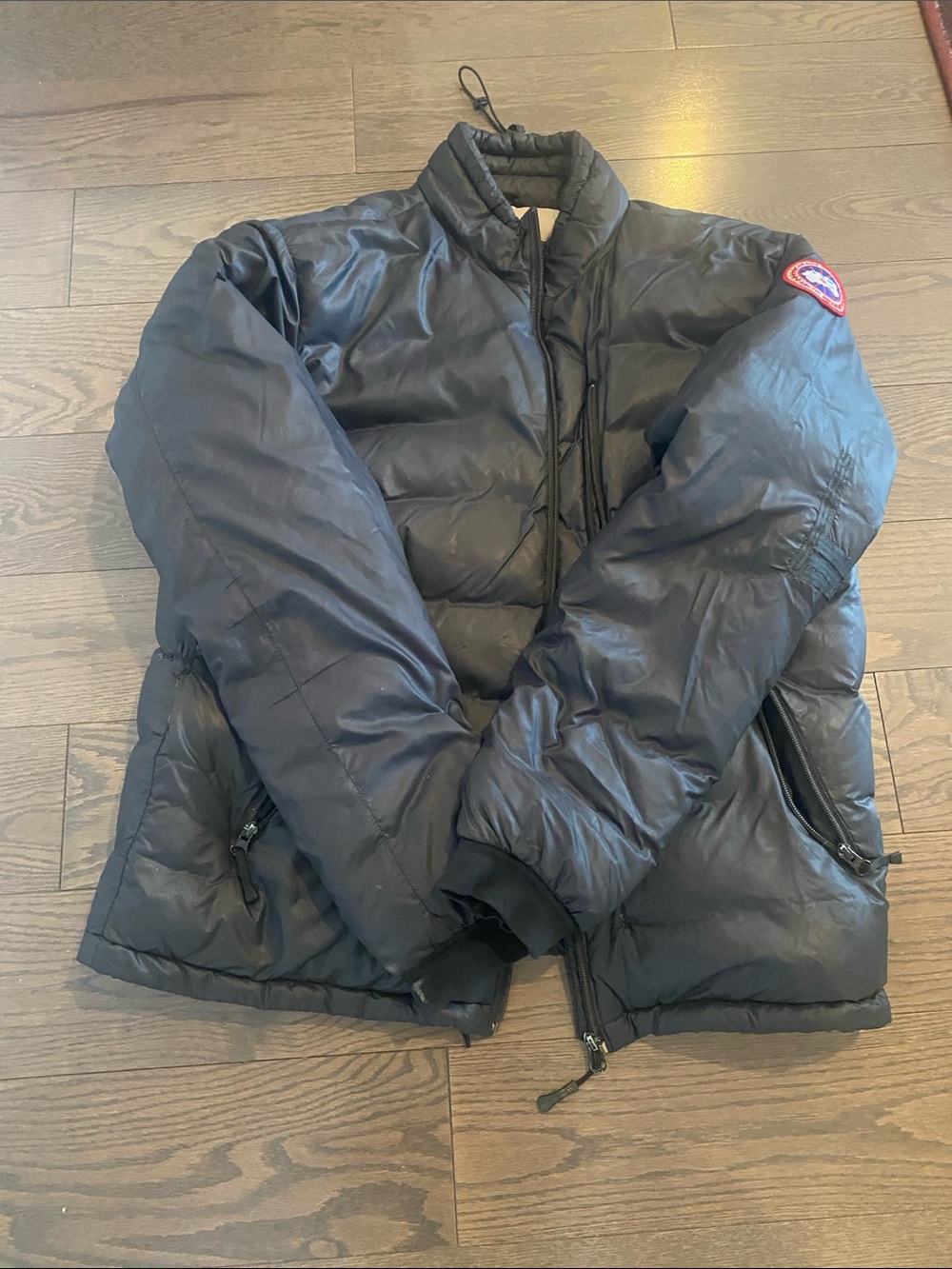 Canada Goose Men's Black Quilted Down Puffer Jacket